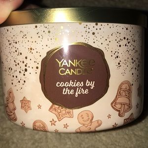 Cookies by the fire candle
